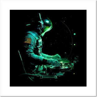 Space Music - DJ Astronaut Posters and Art